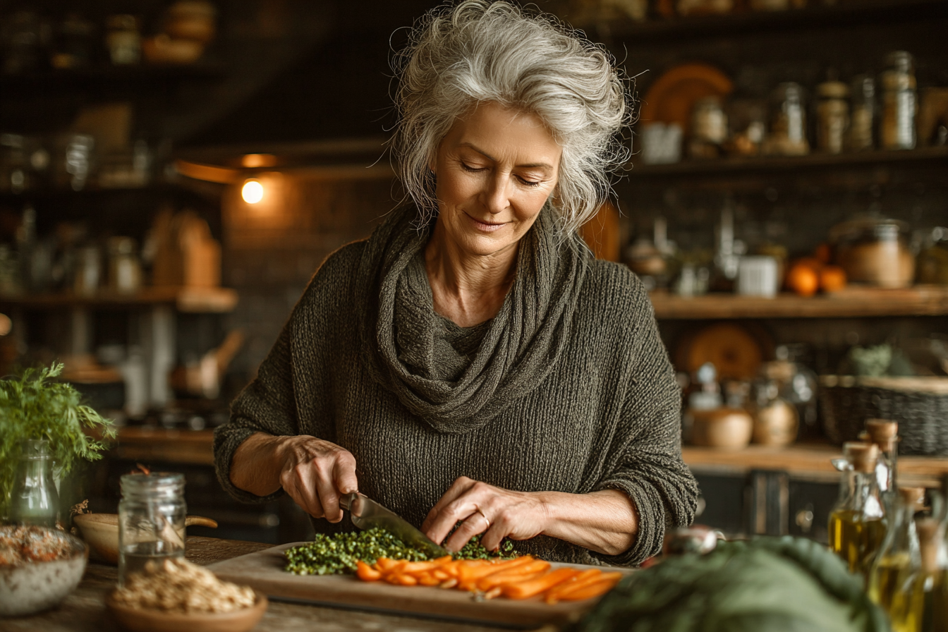 Šťastní starší ľudia v prírode